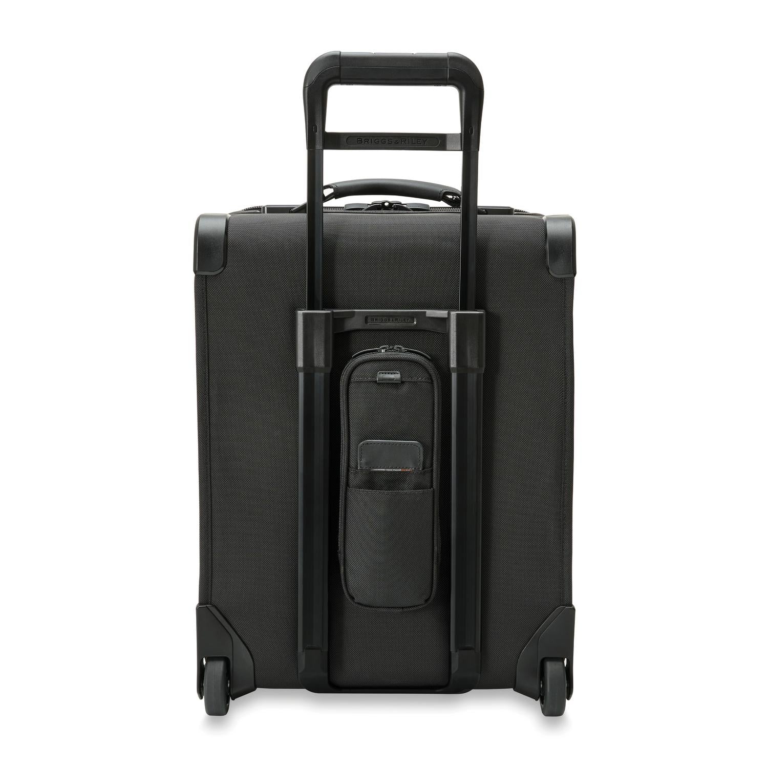 Briggs and Riley Global 2-Wheel Carry-On Back View #color_black