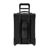 Briggs and Riley Essential 2-wheel Carry-On Black Back View  #color_black