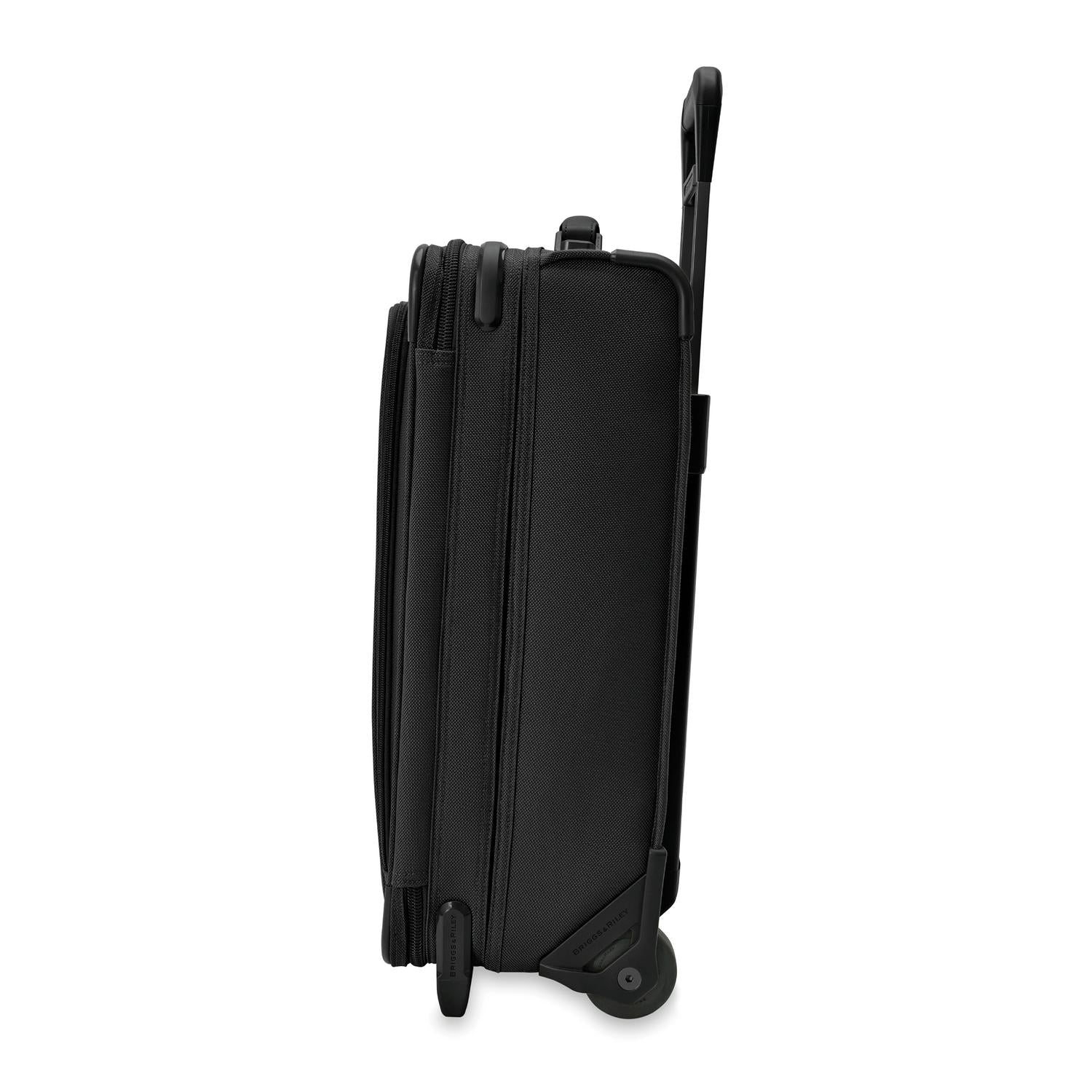 Briggs and Riley Essential 2-wheel Carry-On Black Side View  #color_black