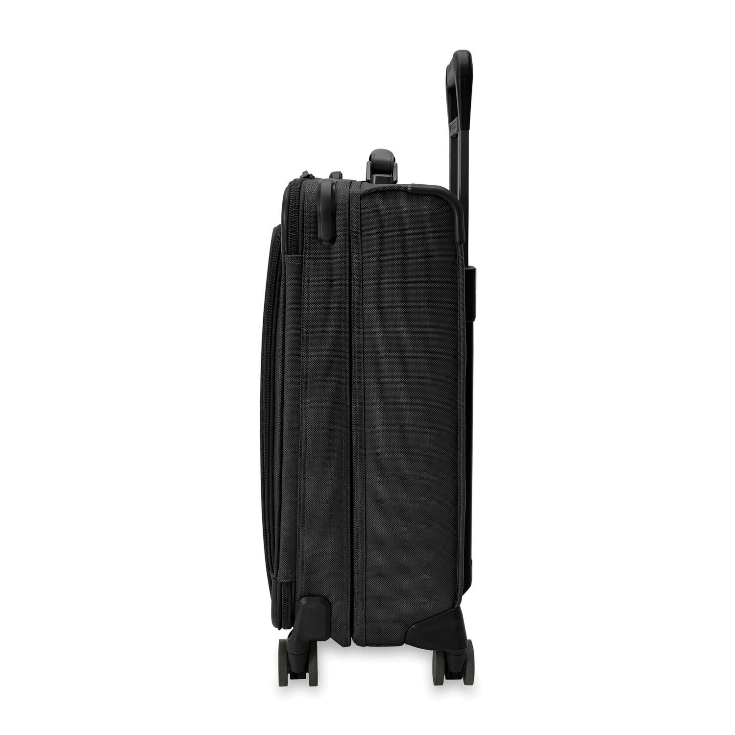 Briggs and Riley Essential Carry-On Spinner Side #color_black