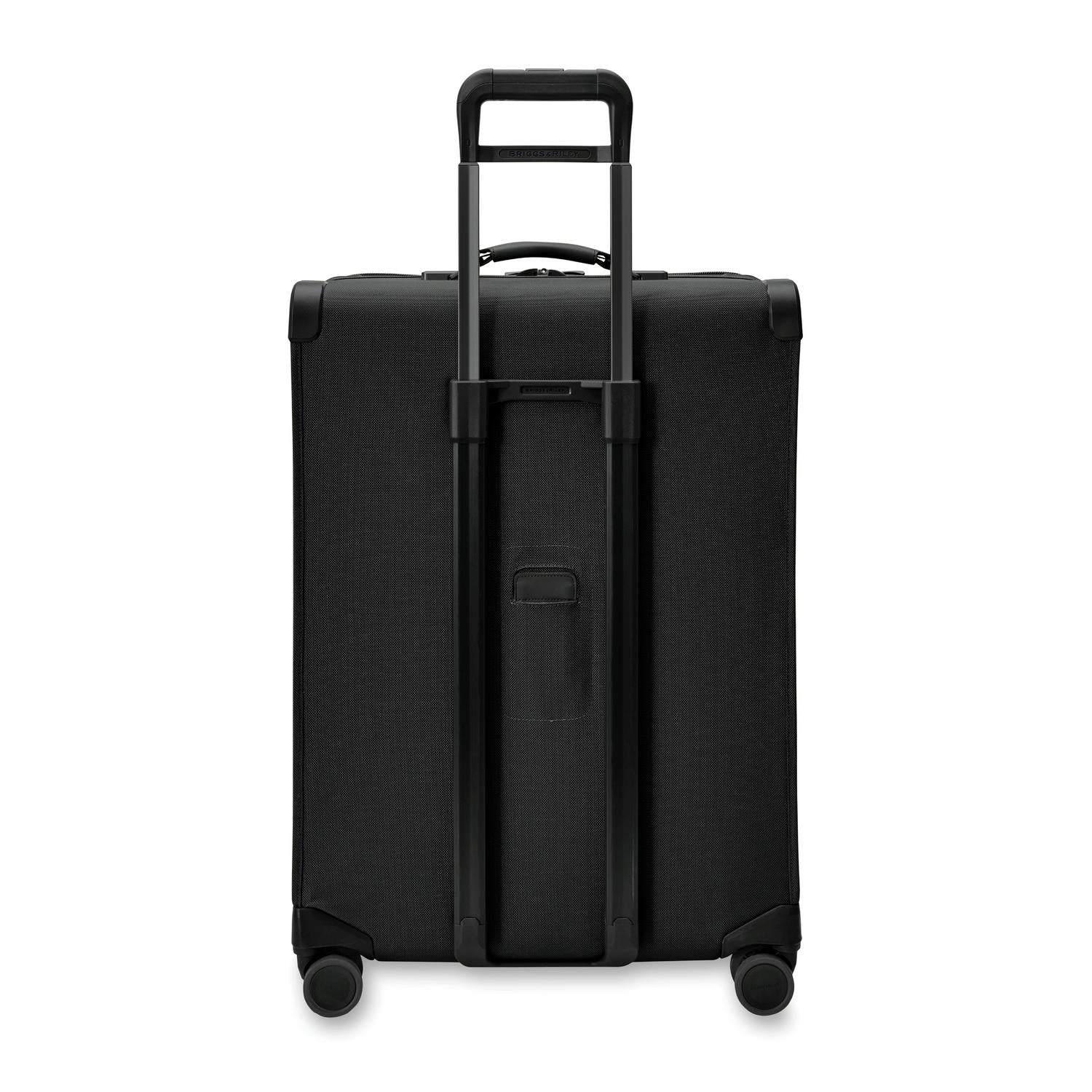 Briggs and Riley Large Expandable Spinner Black Back View  #color_black
