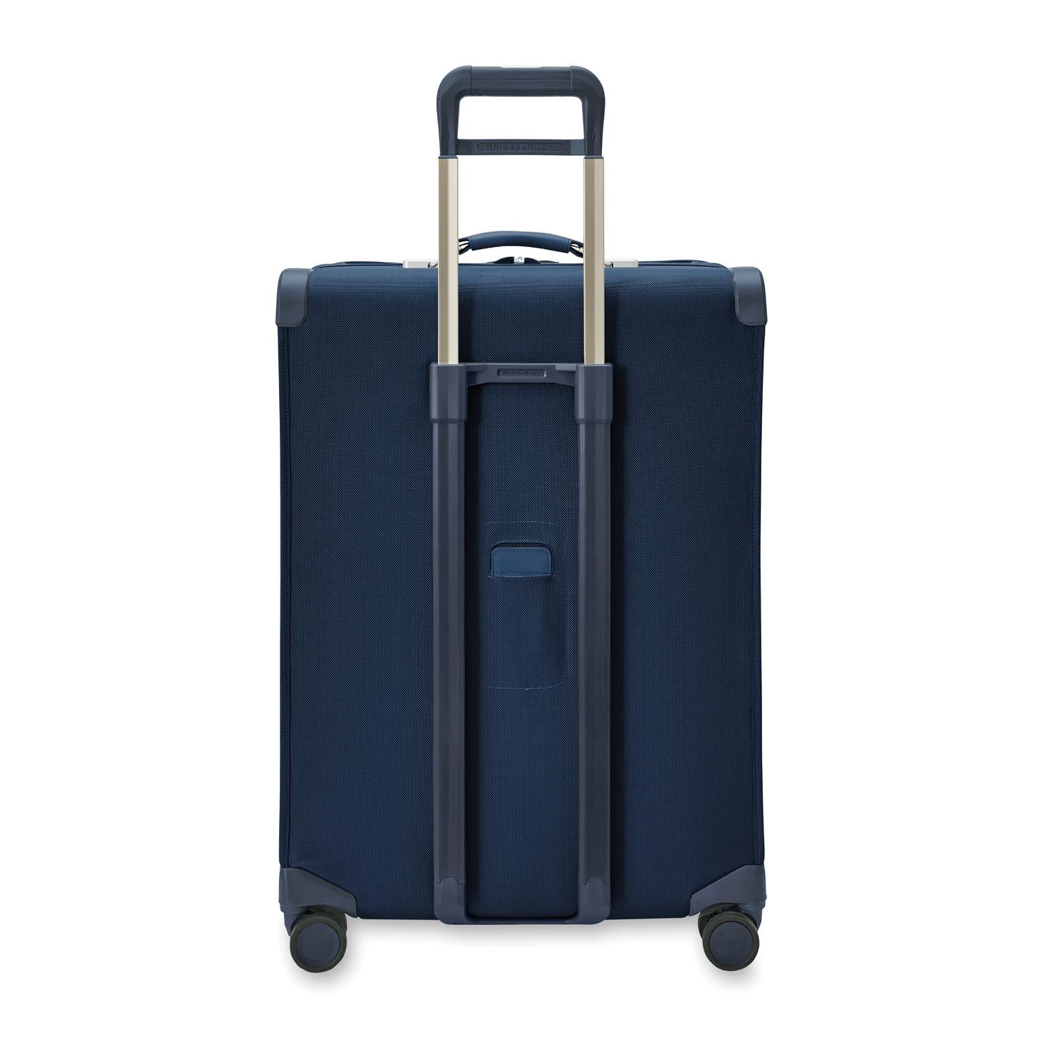 Briggs and Riley Large Expandable Spinner Navy Back View  #color_navy
