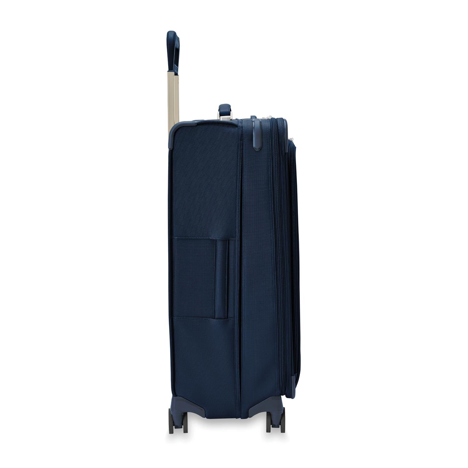 Briggs and Riley Large Expandable Spinner Navy Front View  #color_navy