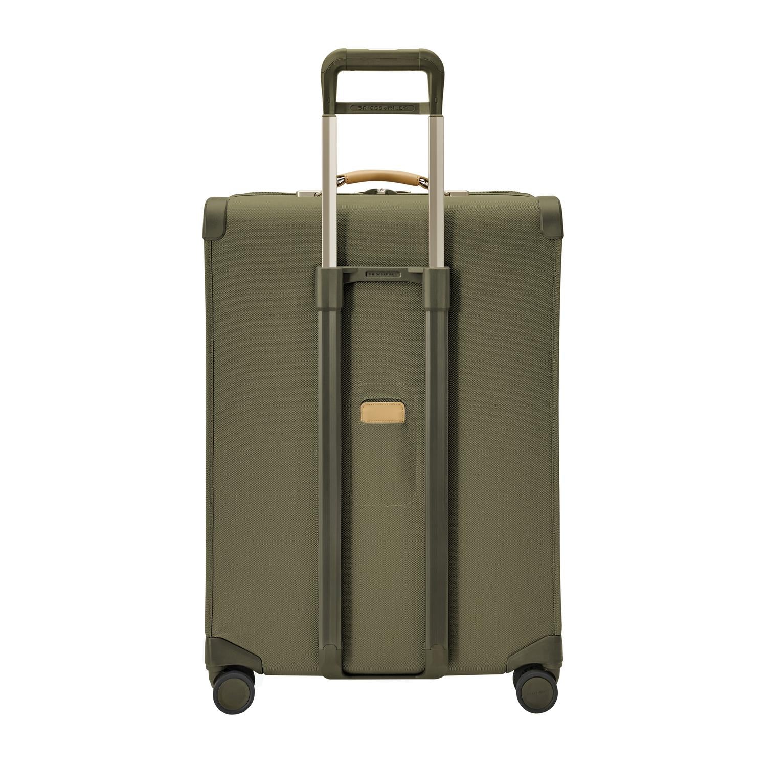 Briggs and Riley Large Expandable Spinner Olive Back View  #color_olive