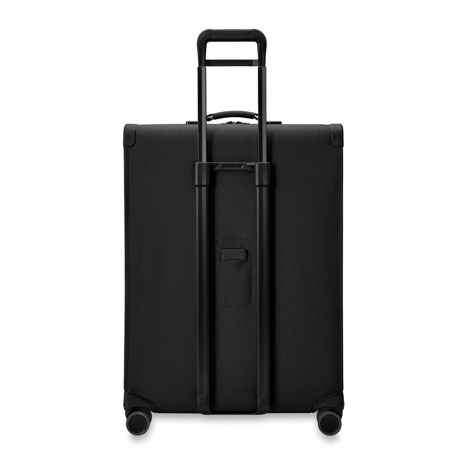 Briggs and Riley Extra Large Expandable Spinner Black Back View #color_black