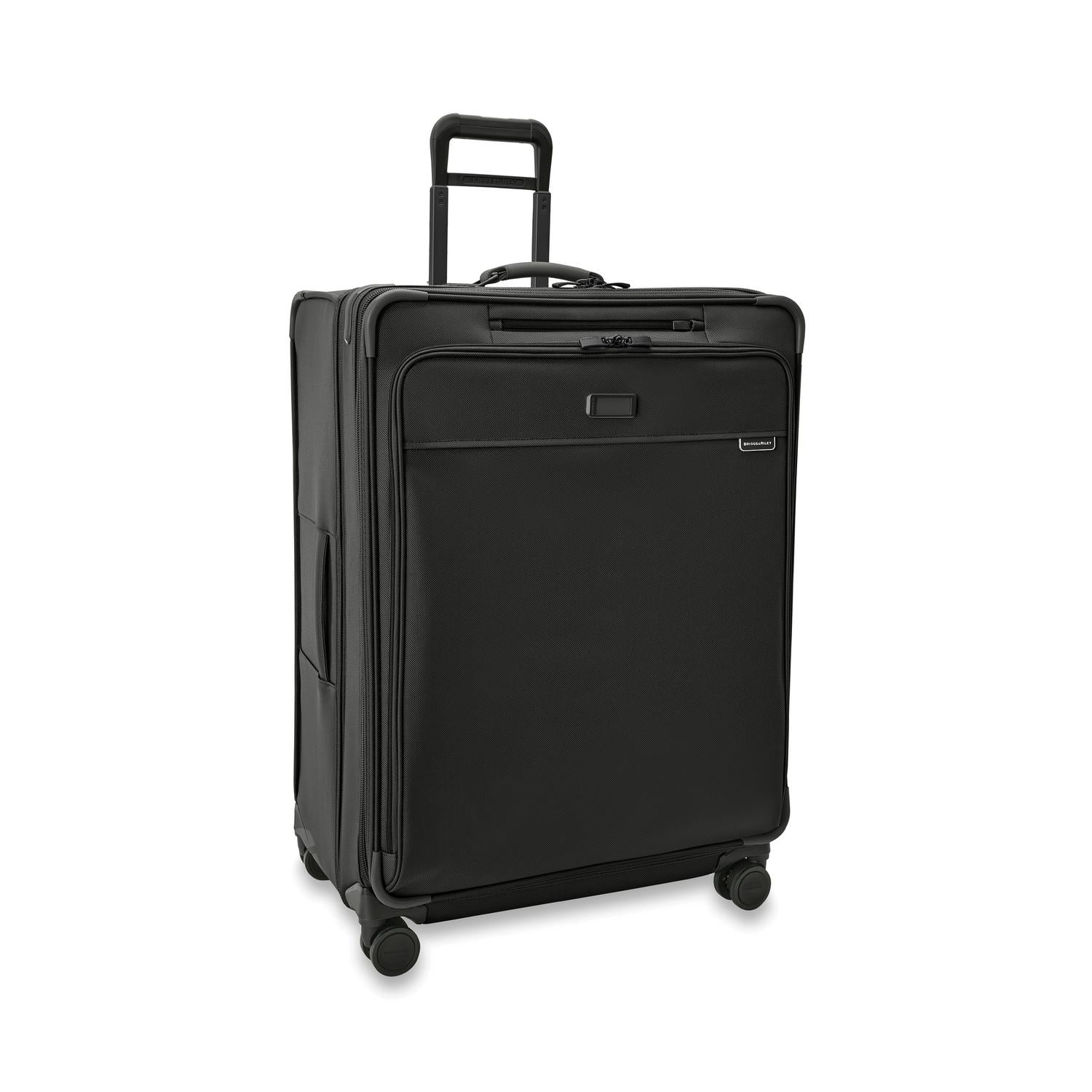 Briggs and Riley Extra Large Expandable Spinner Black Side View #color_black