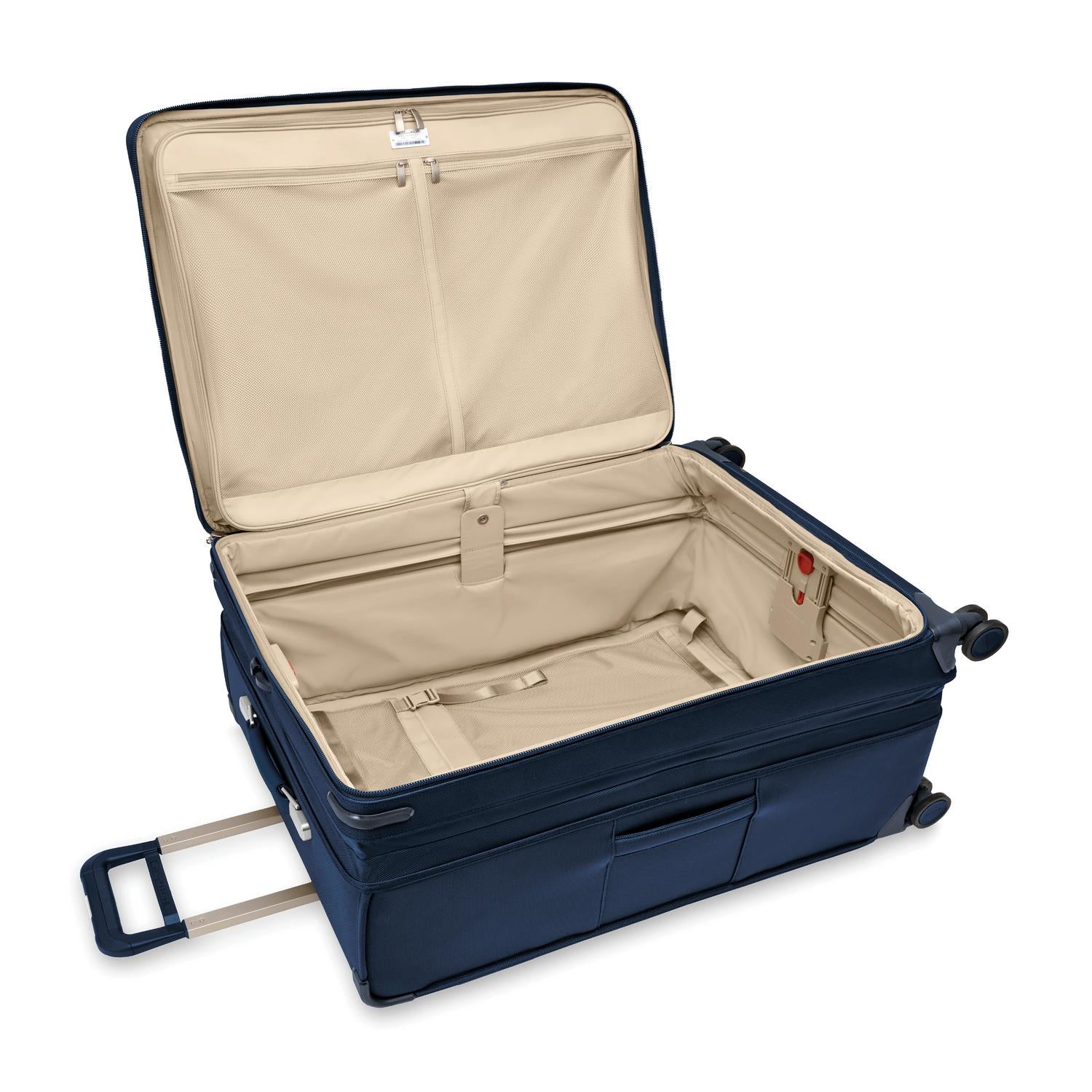 Briggs and Riley Extra Large Expandable Spinner Navy Open #color_navy