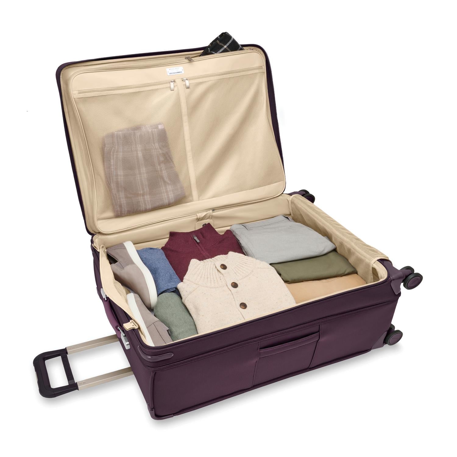 Baseline Extra Large Expandable Spinner Plum Open Packed #color_plum