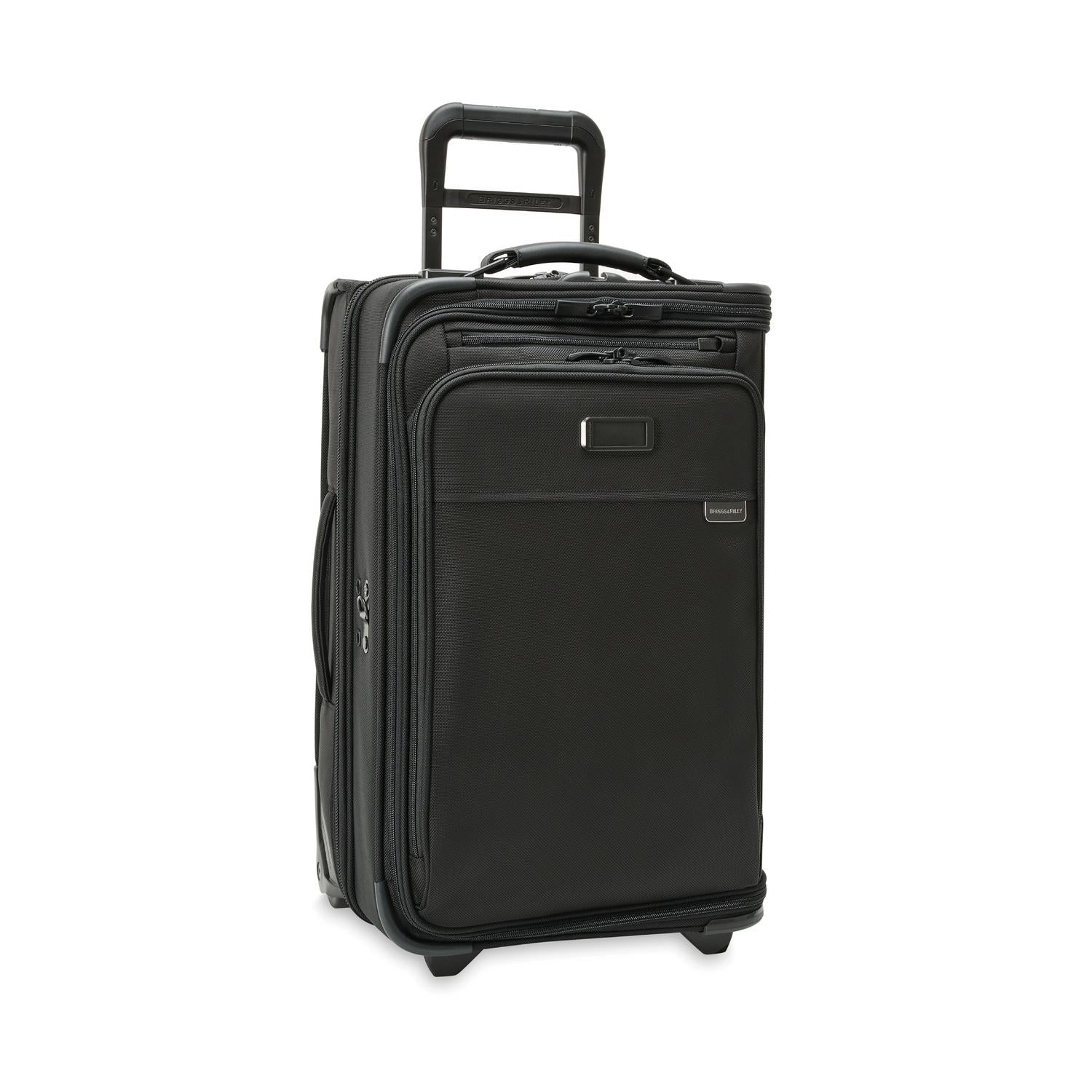 Briggs & Riley Carry-on 2-Wheel Garment Bag Side View #color_black