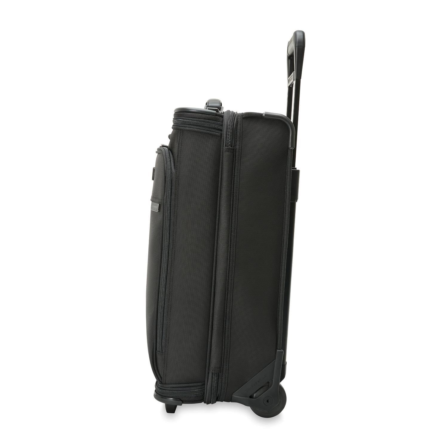 Briggs & Riley Carry-on 2-Wheel Garment Bag Side View #color_black