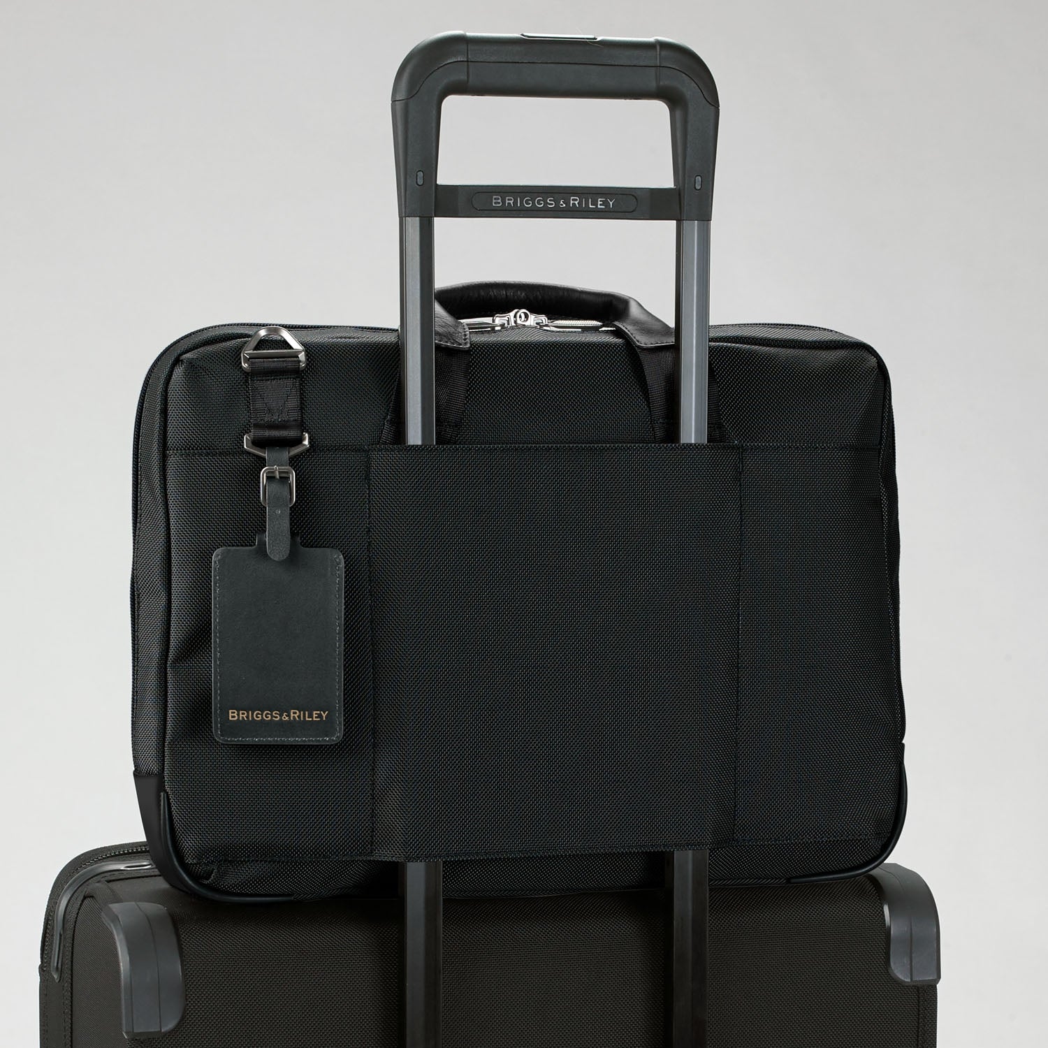 Briggs and Riley Slim Brief Slip Through Panel #color_black