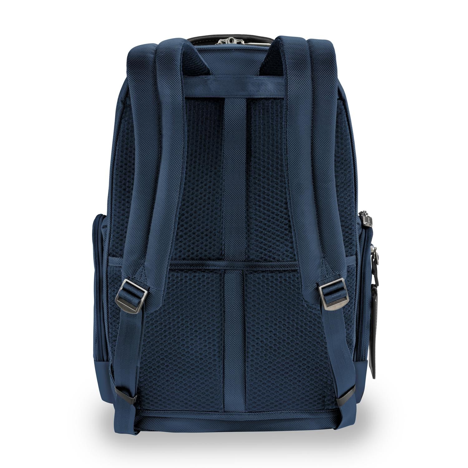 Briggs and Riley Medium Cargo Backpack Navy Back View  #color_navy