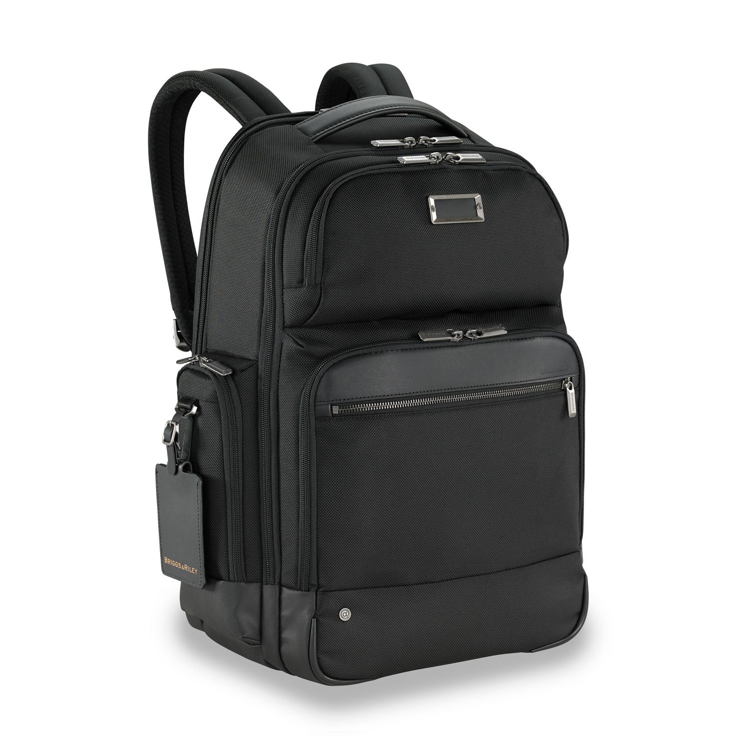 Briggs and Riley Large Cargo Backpack Side #color_black
