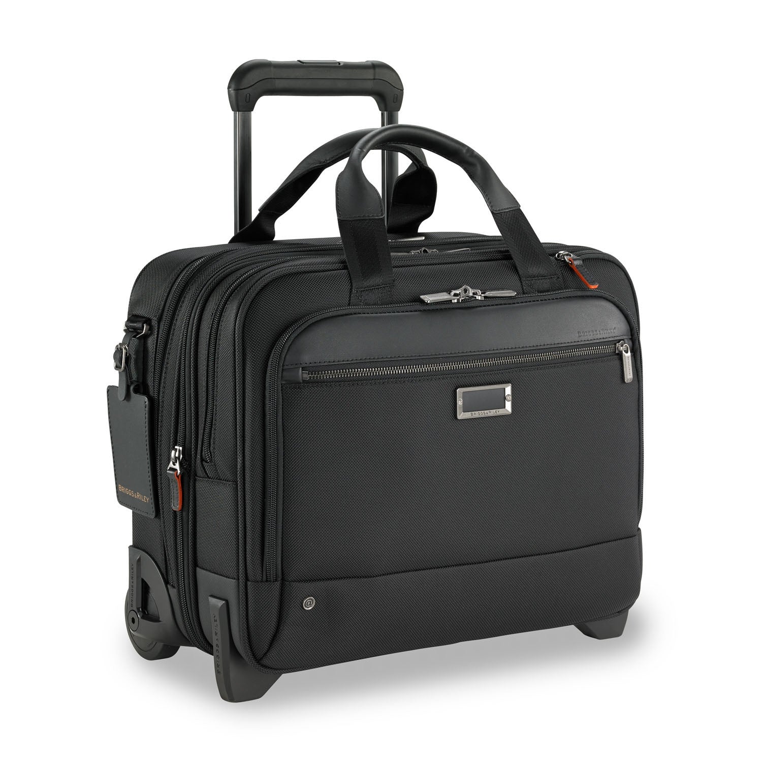 Briggs and Riley Medium 2-Wheel Expandable Brief Side #color_black