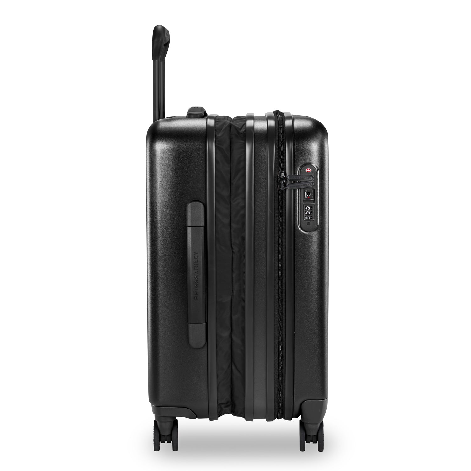 Briggs and Riley Sympatico International Carry-On Expandable Spinner Black Expanded #color_black