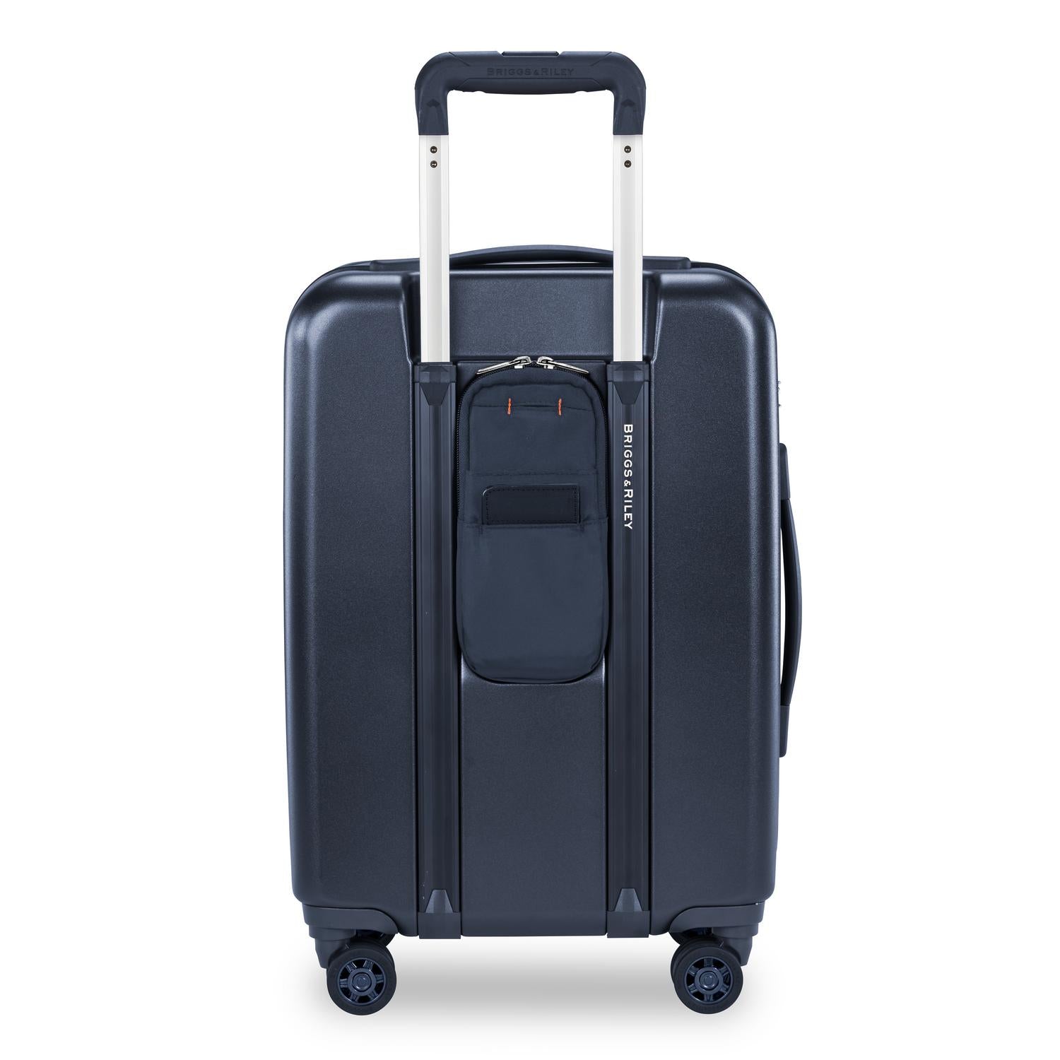 Briggs and Riley Sympatico International Carry-On Expandable Spinner Navy  Back #color_matte-navy