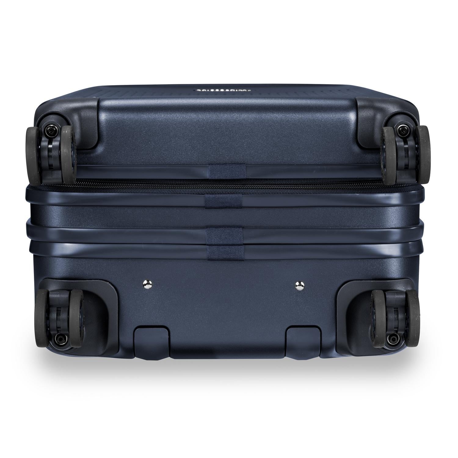 Briggs and Riley Sympatico International Carry-On Expandable Spinner Navy  Bottom #color_matte-navy