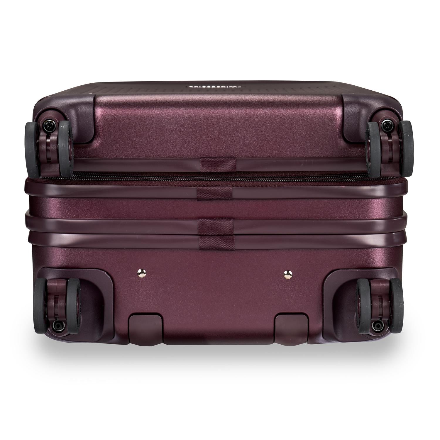 Briggs and Riley Sympatico International Carry-On Expandable Spinner Plum Bottom #color_plum