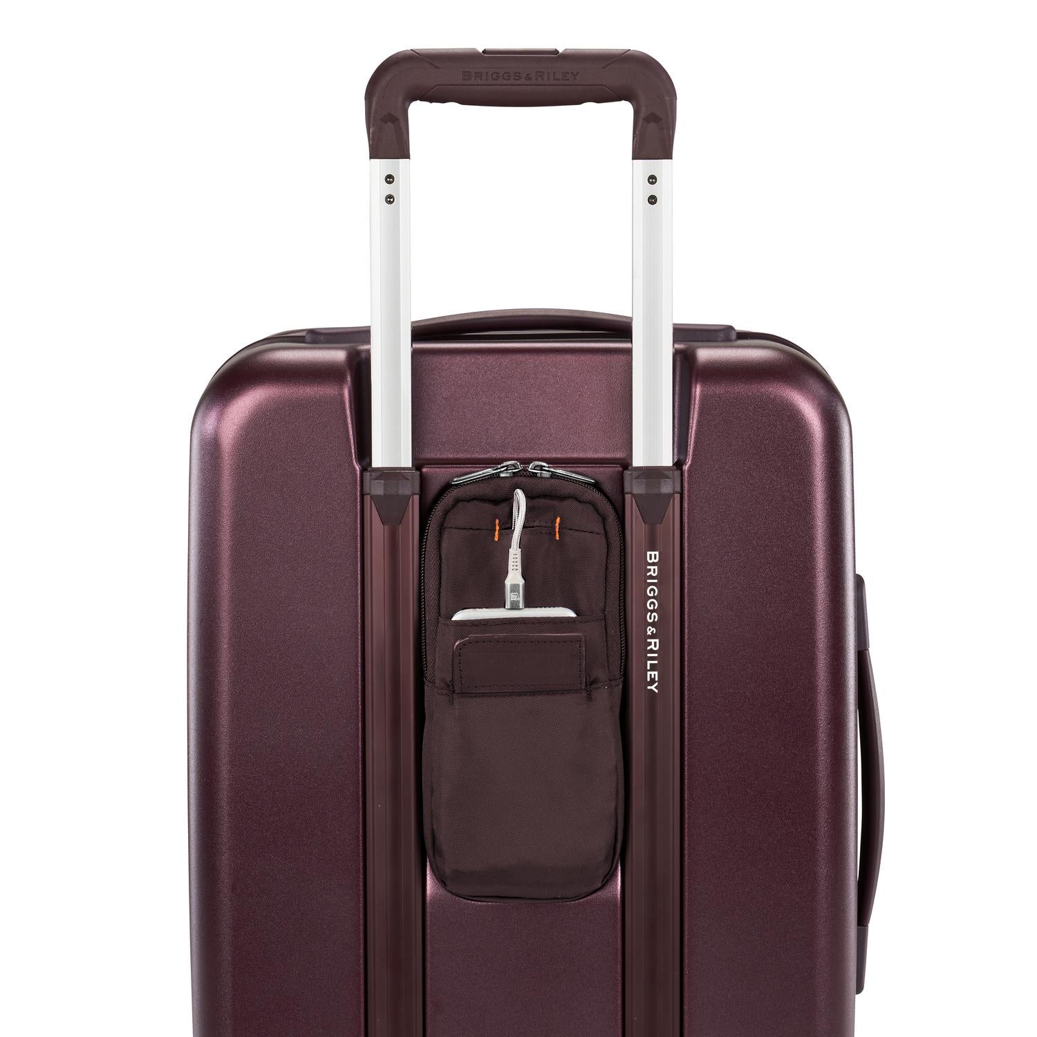 Briggs and Riley Sympatico International Carry-On Expandable Spinner Plum  #color_plum
