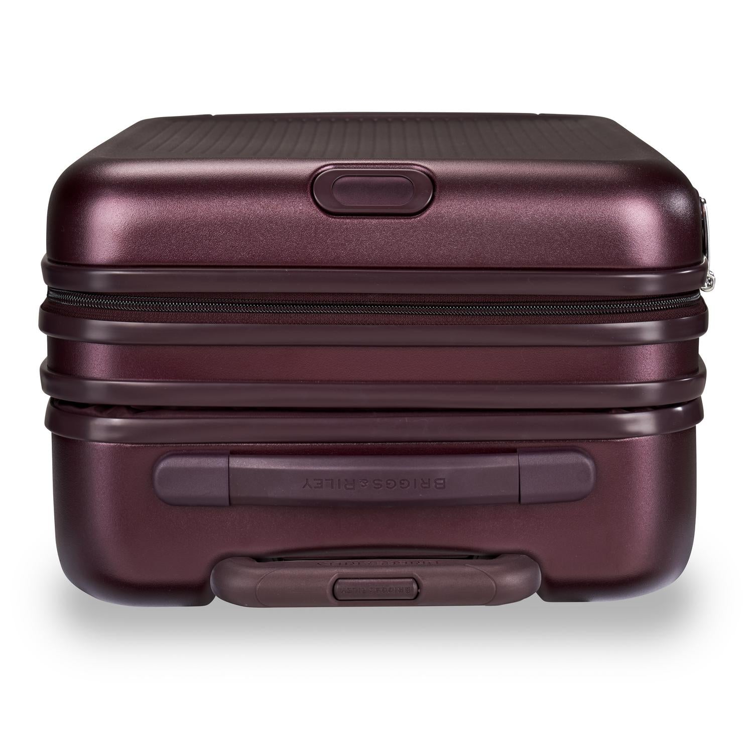 Briggs and Riley Sympatico International Carry-On Expandable Spinner Plum Top View #color_plum