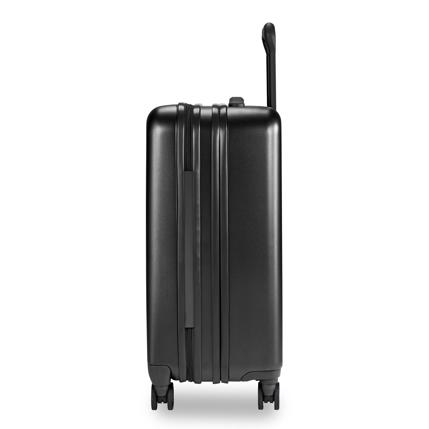 Briggs and Riley Sympatico Domestic Carry-On Expandable Spinner Black Side #color_black