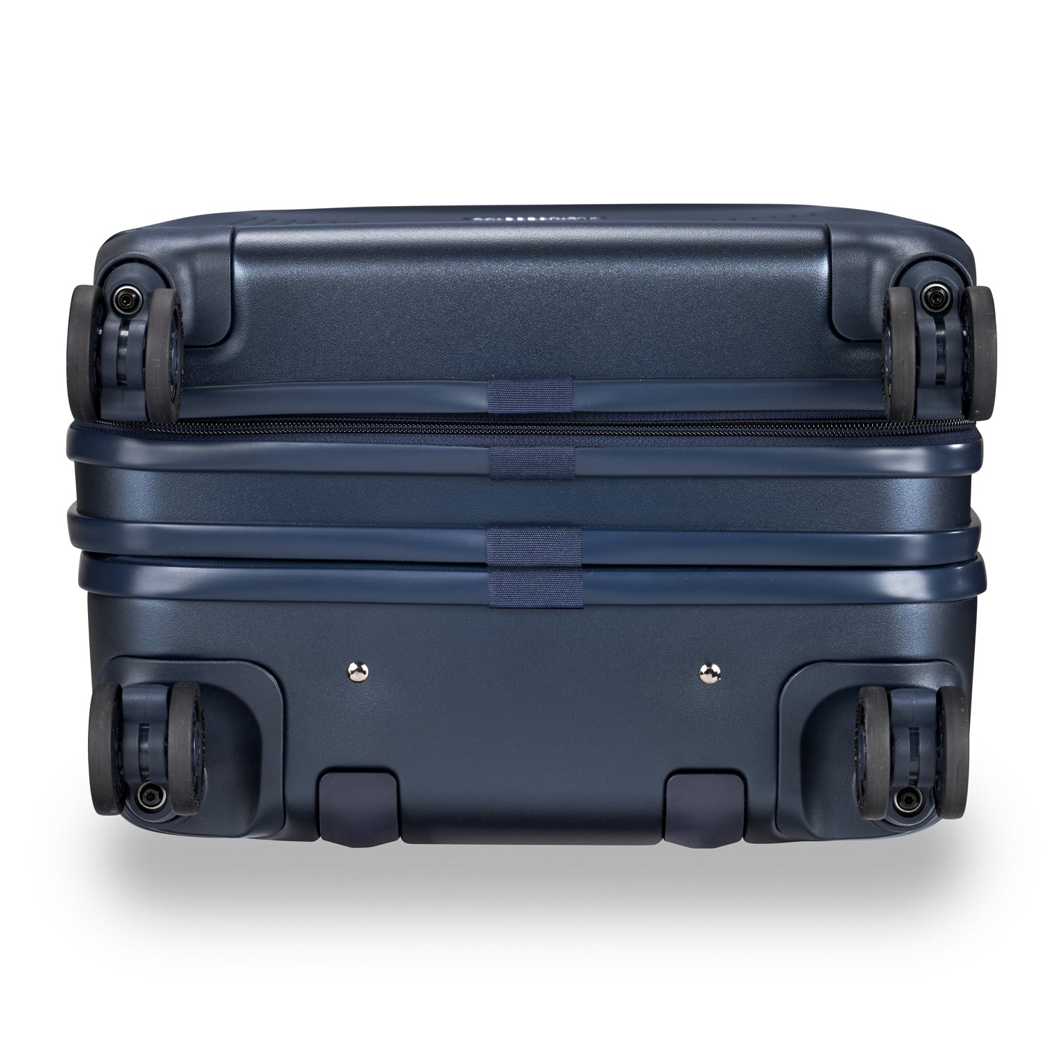 Briggs and Riley Sympatico Domestic Carry-On Expandable Spinner Navy Bottom #color_matte-navy