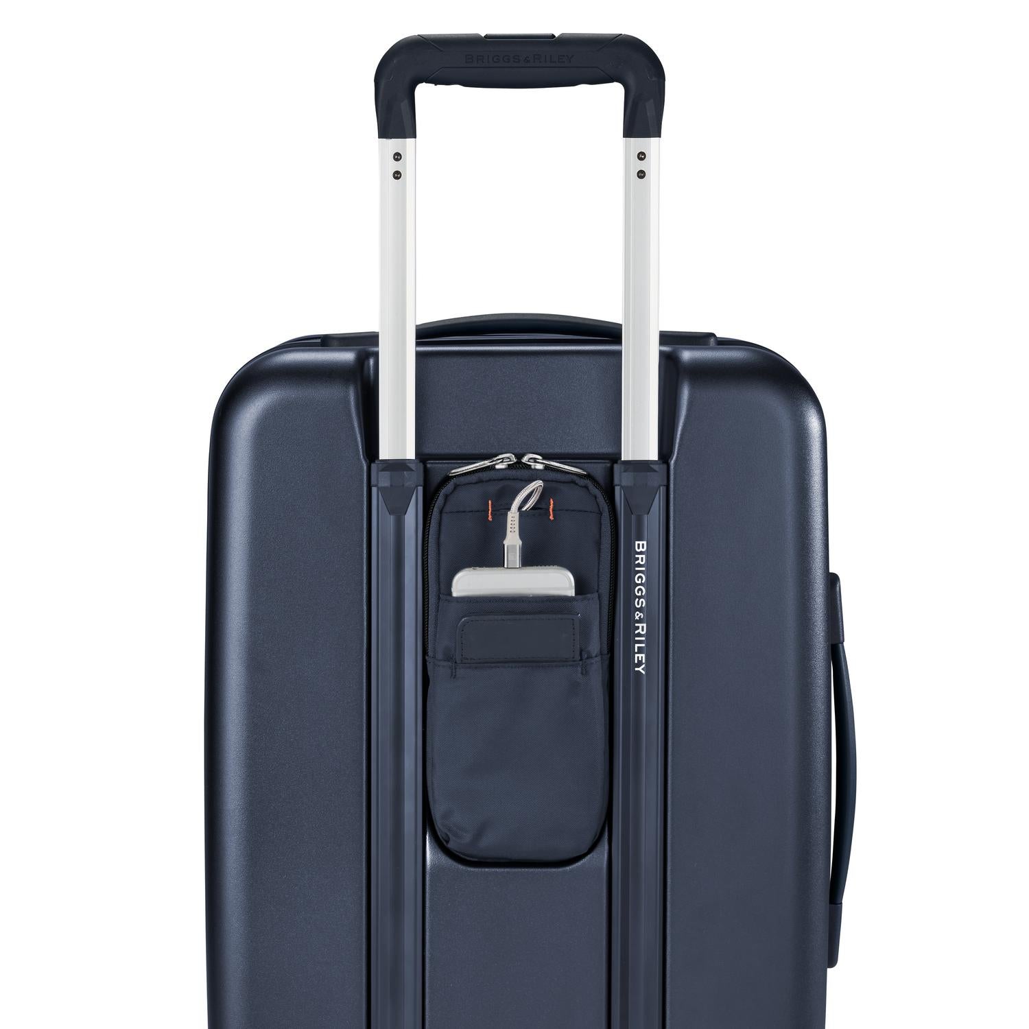Briggs and Riley Sympatico Domestic Carry-On Expandable Spinner Navy #color_matte-navy