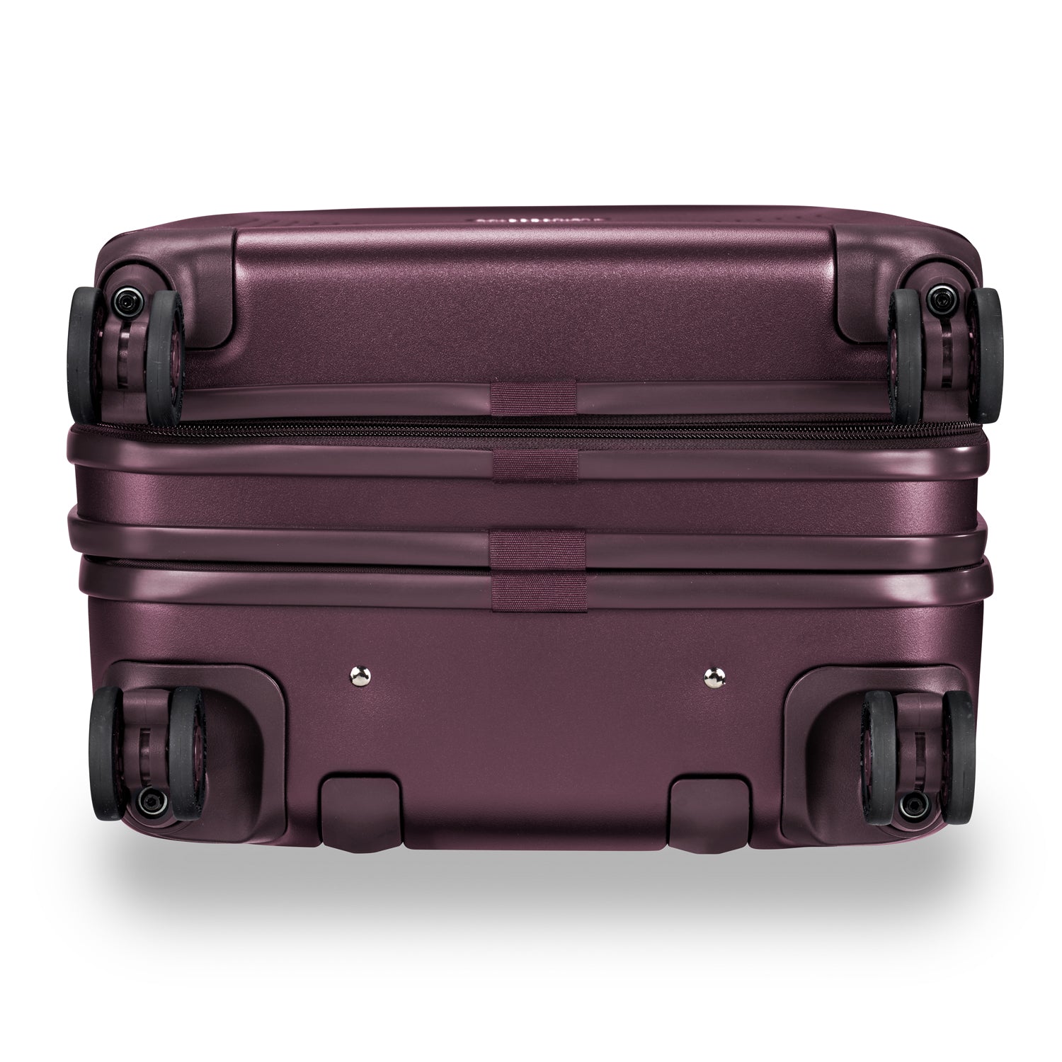 Briggs and Riley Sympatico Domestic Carry-On Expandable Spinner Plum Bottom #color_plum