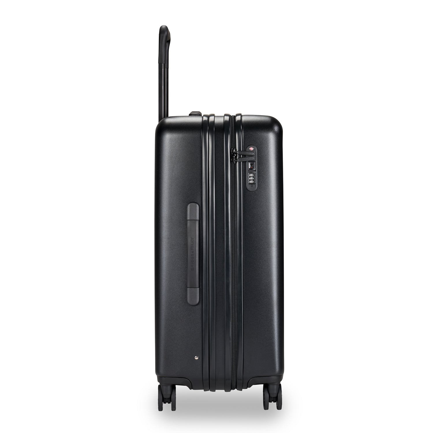 Briggs and Riley Sympatico Medium expandable Spinner Black Side #color_black