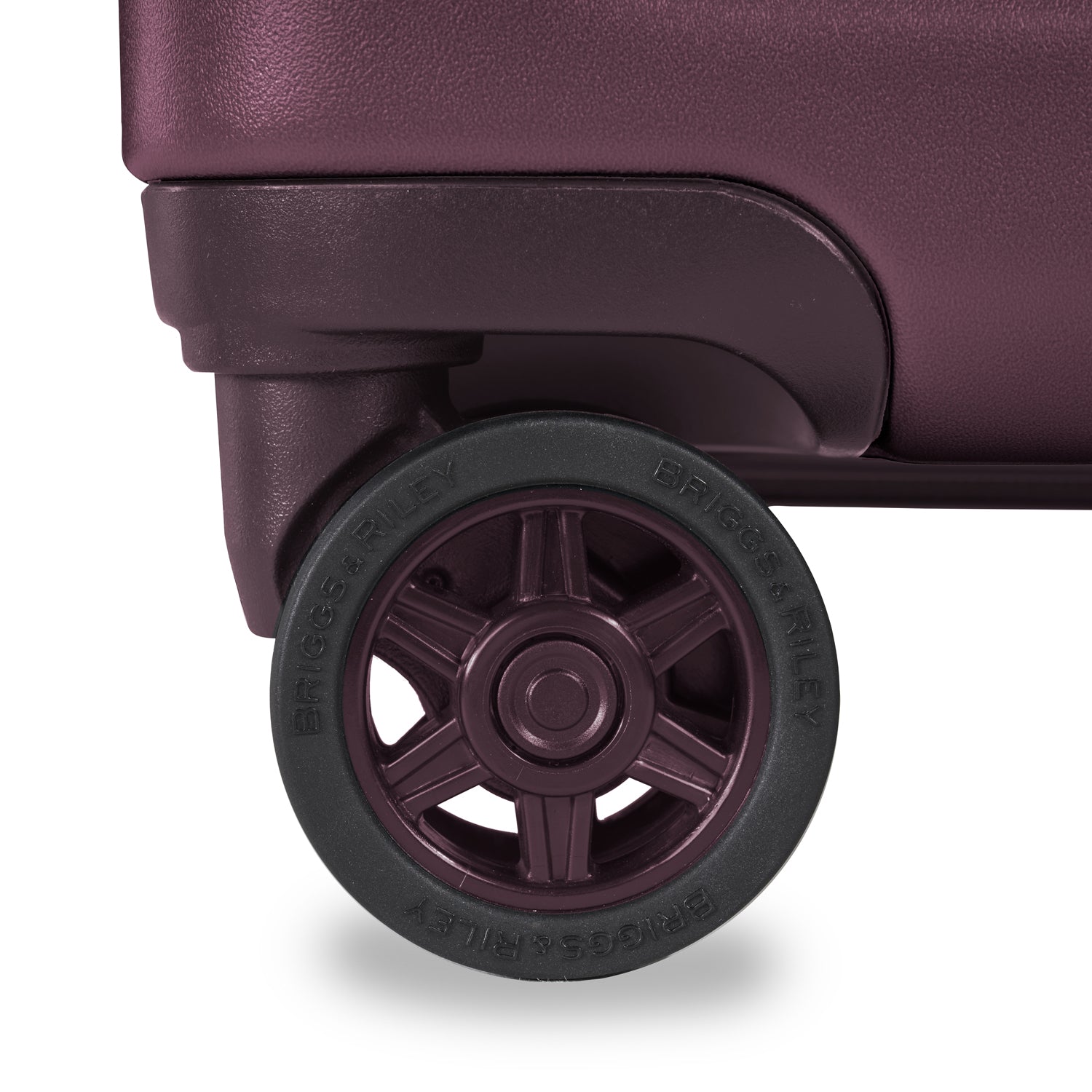 Briggs and Riley Sympatico Medium expandable Spinner Plum Wheel #color_plum