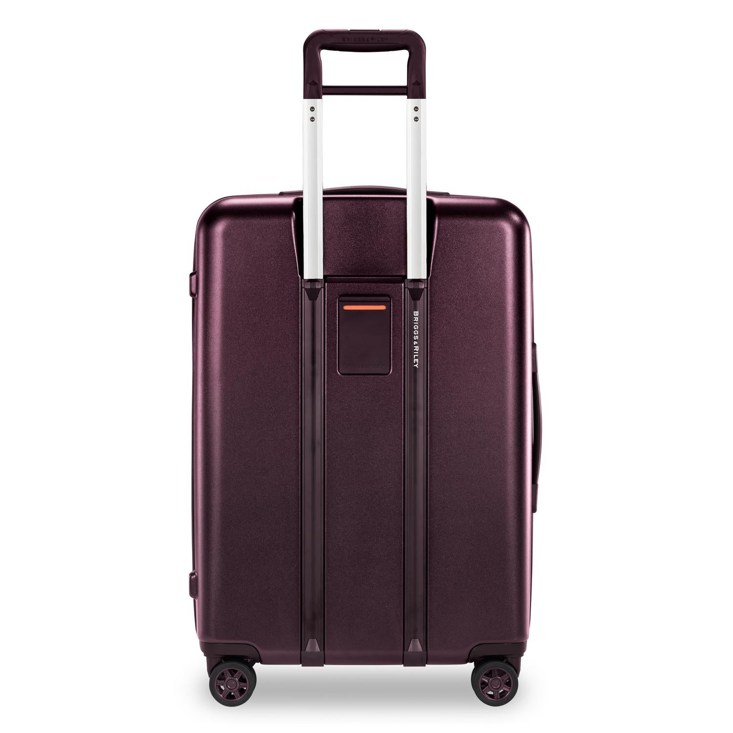 Briggs and Riley Sympatico Medium expandable Spinner Plum Back #color_plum