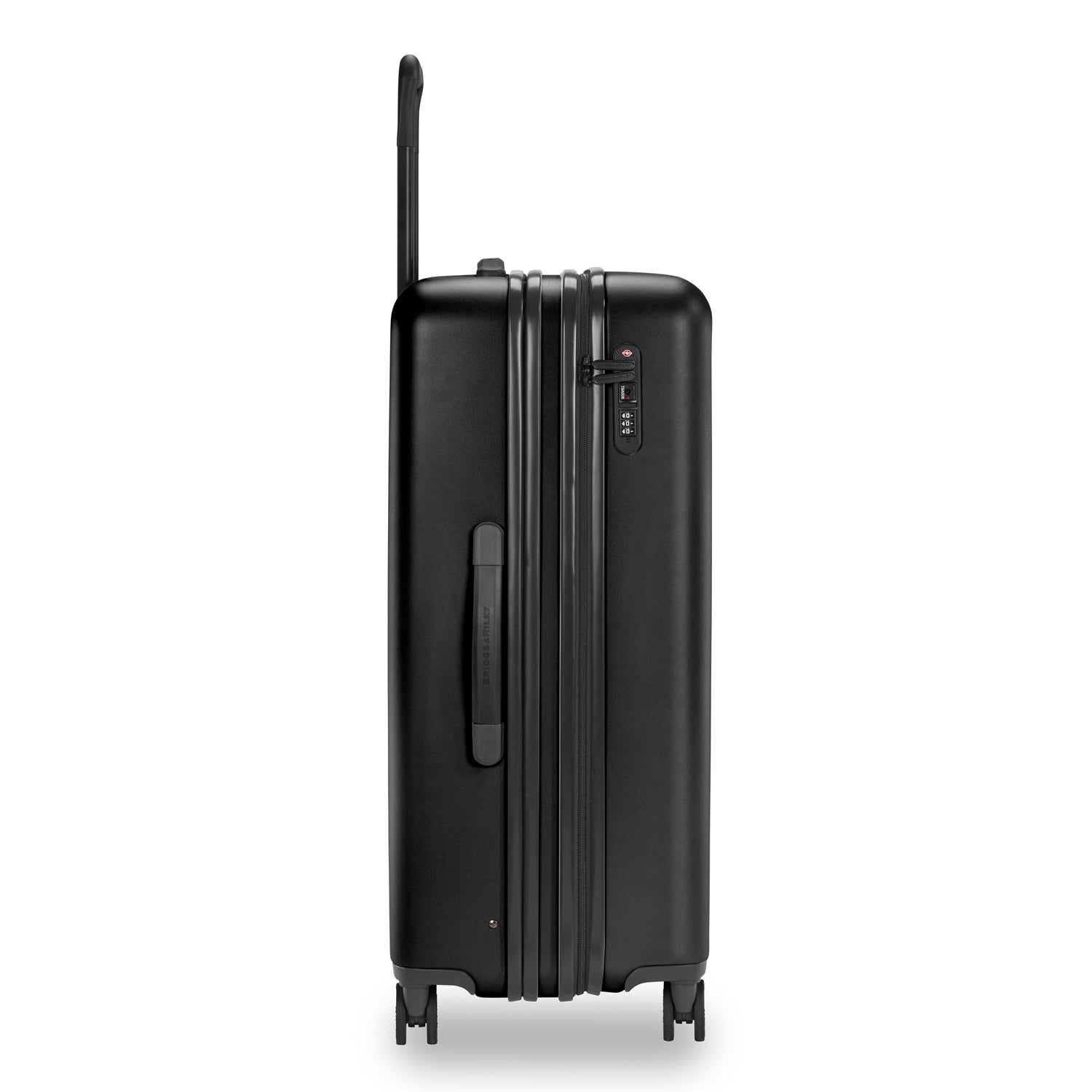 Briggs and Riley Sympatico Large Expandable Spinner Black Side #color_black