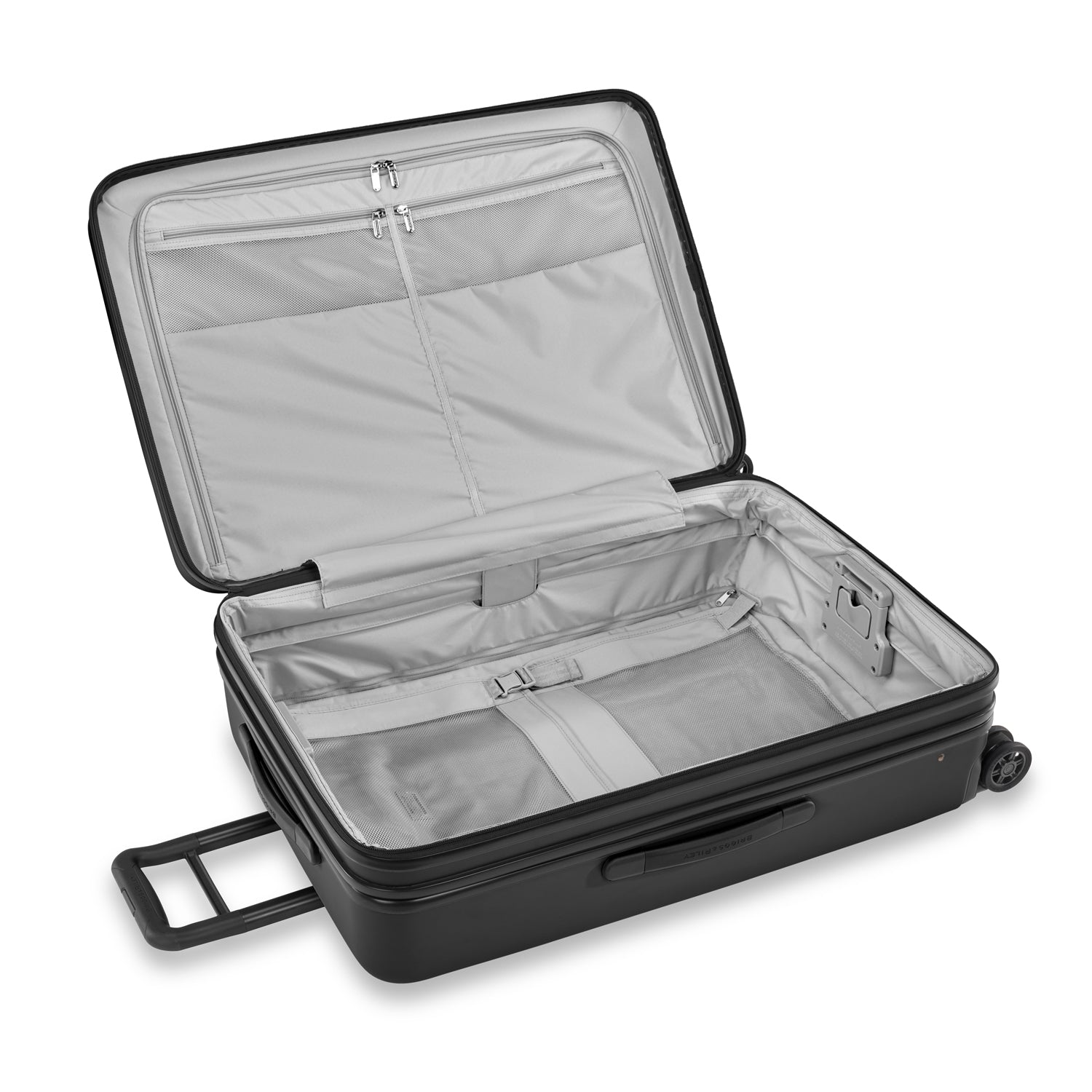 Briggs and Riley Sympatico Large Expandable Spinner Black Open #color_black