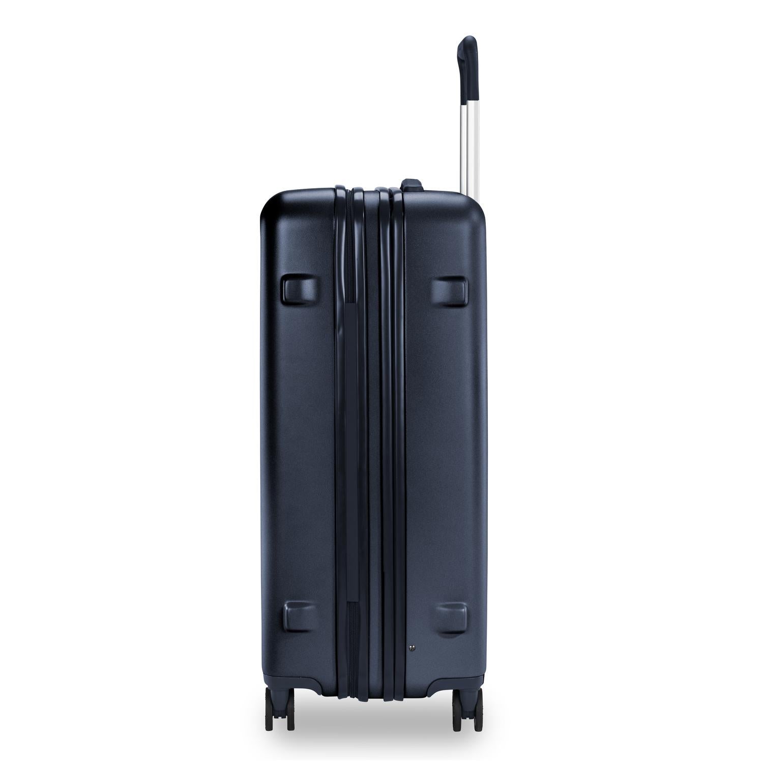 Briggs and Riley Sympatico Large Expandable Spinner Navy Side #color_matte-navy