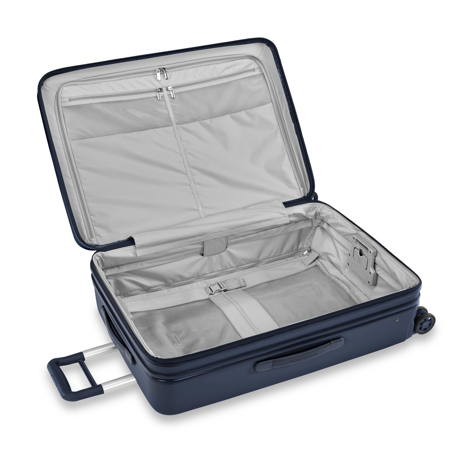 Briggs and Riley Sympatico Large Expandable Spinner Navy Open #color_matte-navy
