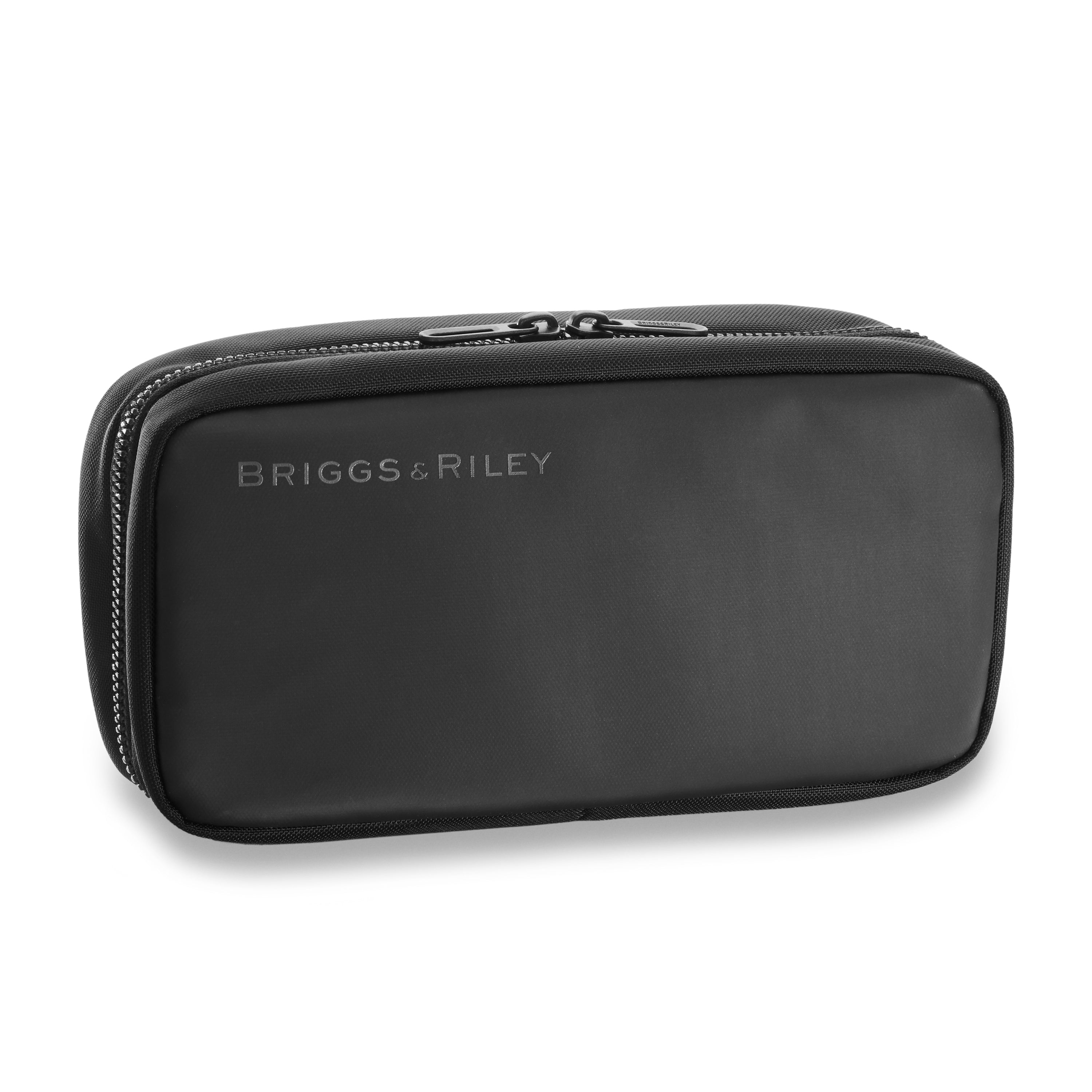 ZDX Hanging Toiletry Kit Side View  #color_black