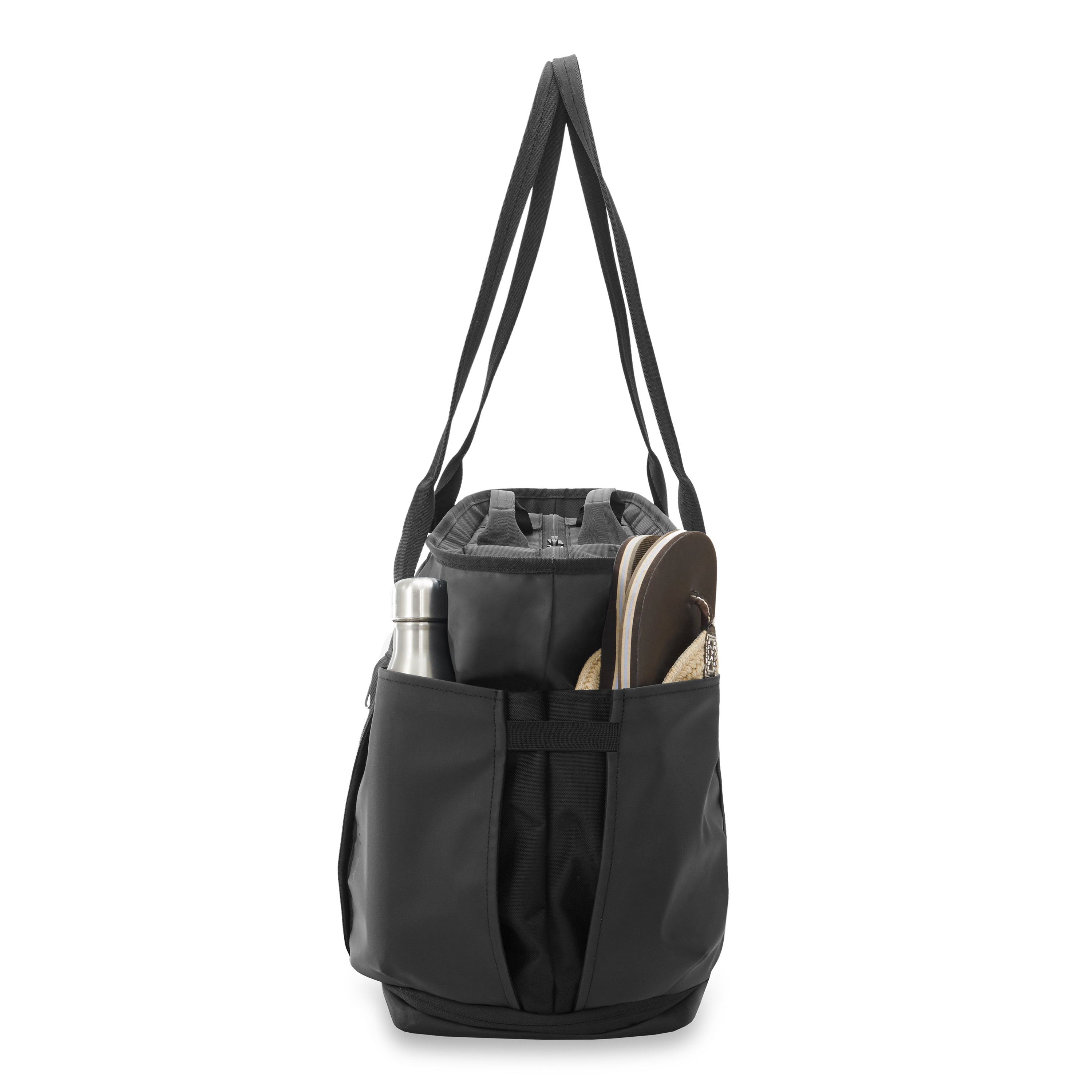 ZDX Extra Large Tote Side View  #color_black