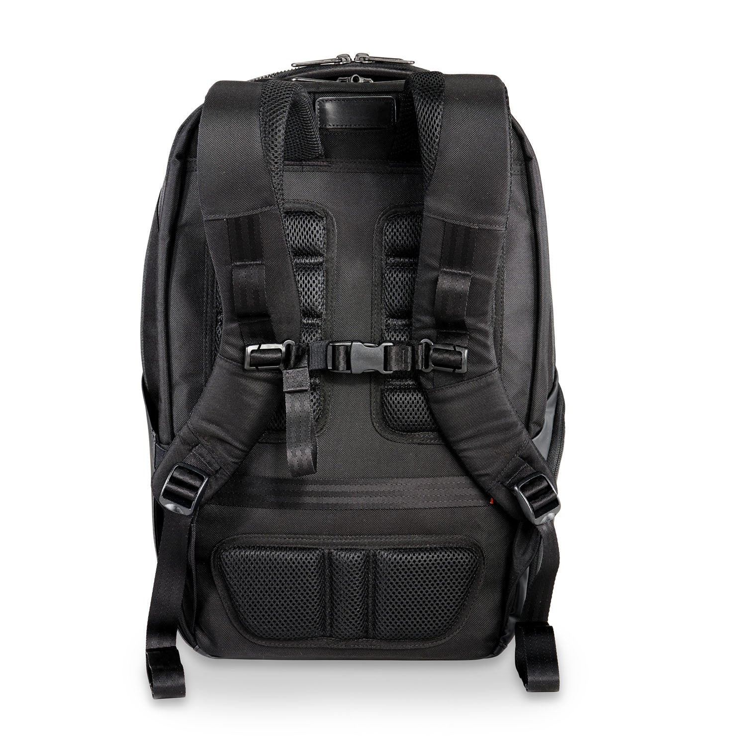 Briggs and Riley ZDX Cargo Backpack Back View  #color_black