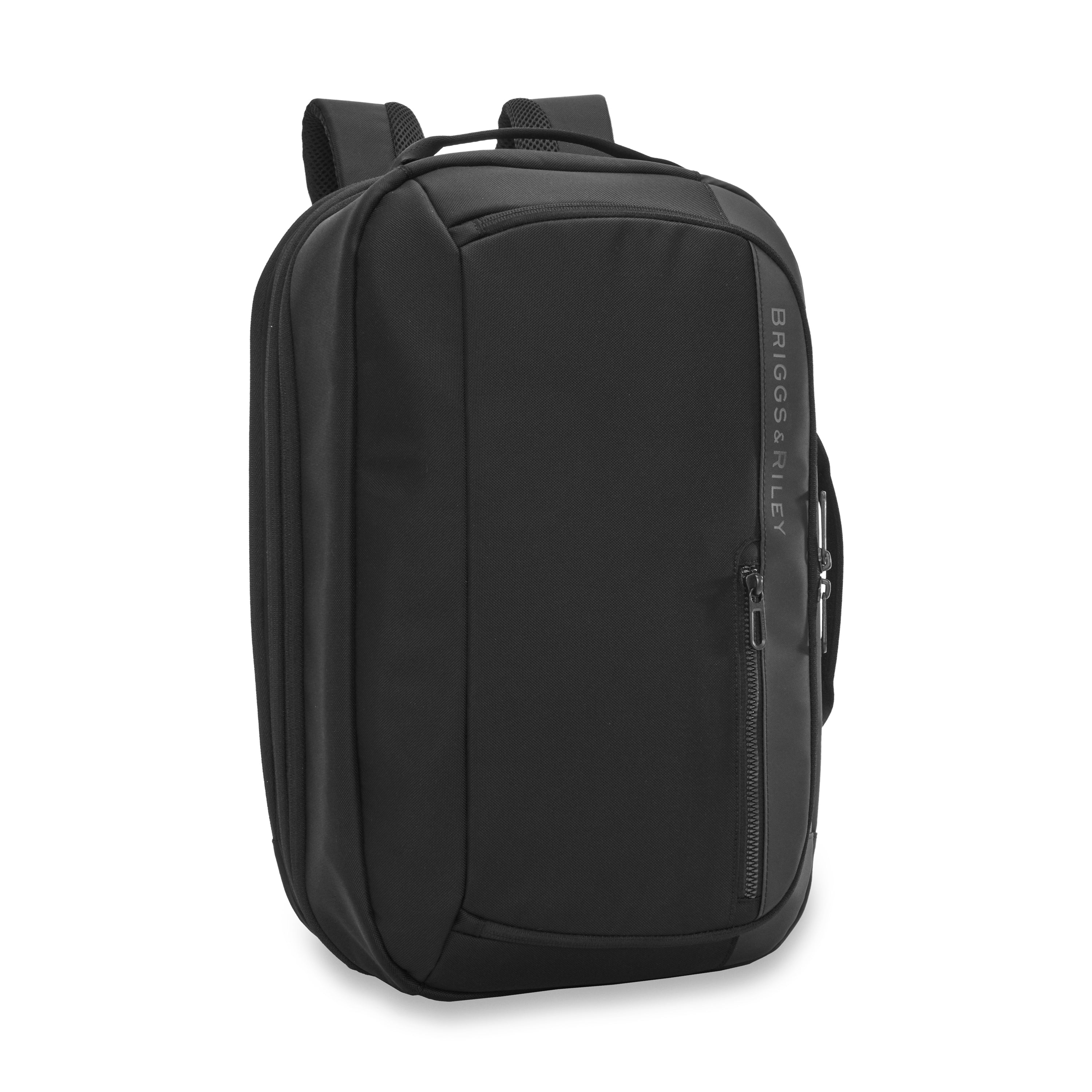 Briggs and Riley Convertible Backpack Duffle, backpack front view  #color_black