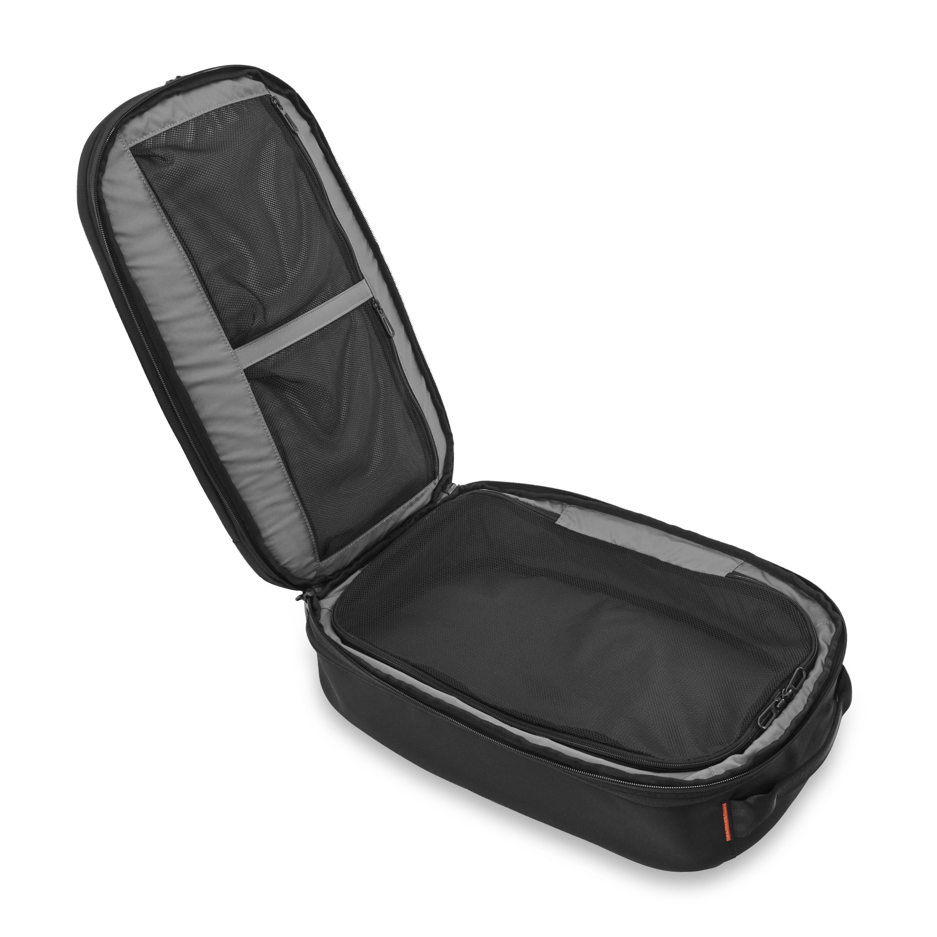 Briggs and Riley Convertible Backpack Duffle, duffle open view  #color_black