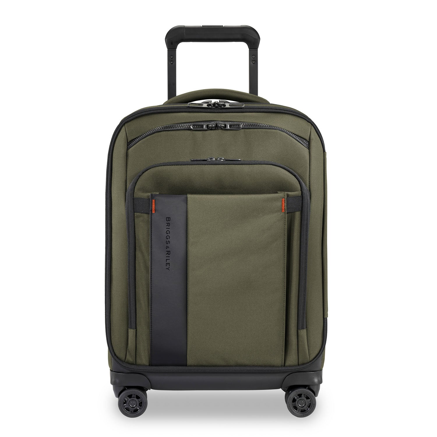 ZDX International 21" Carry-On Expandable Spinner Hunter Front View #color_hunter