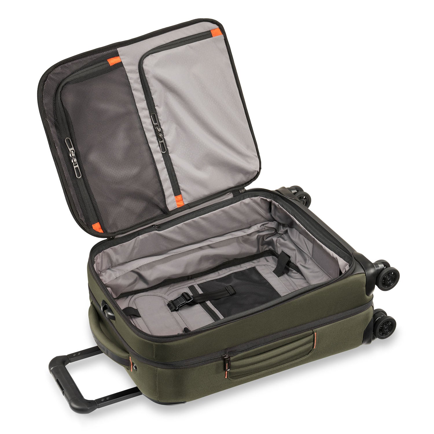 ZDX International 21" Carry-On Expandable Spinner Hunter Open #color_hunter