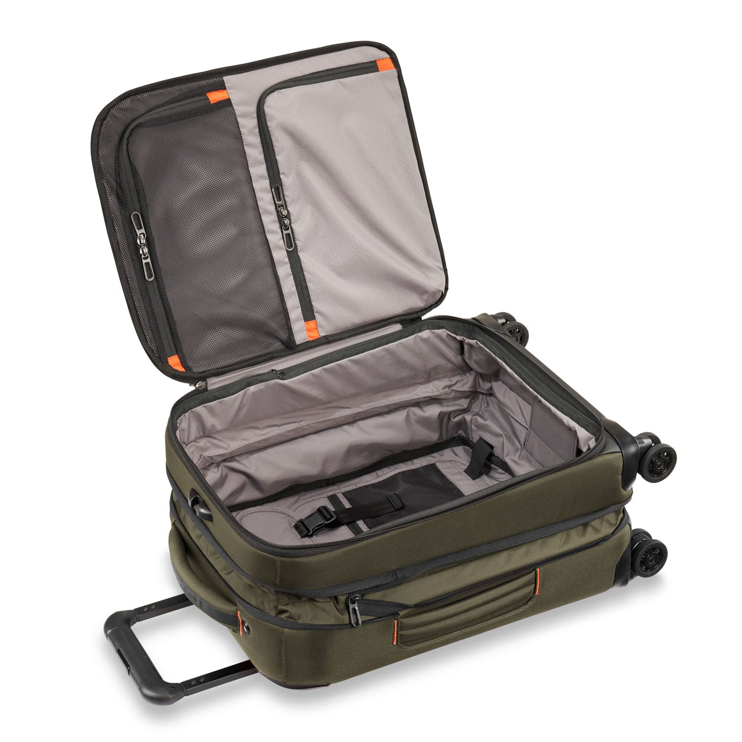 ZDX International 21" Carry-On Expandable Spinner Hunter Open #color_hunter