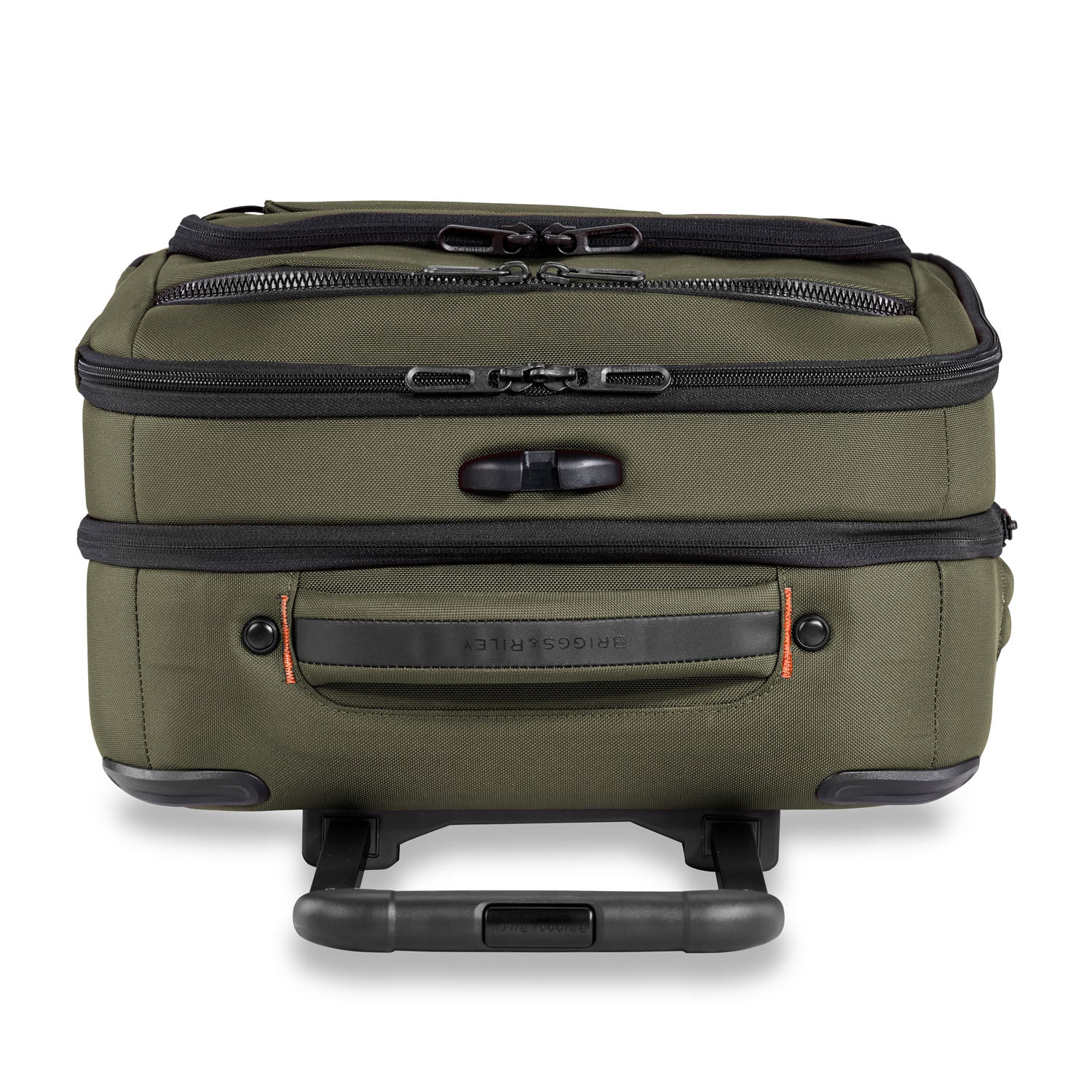 ZDX International 21" Carry-On Expandable Spinner Hunter Top View #color_hunter