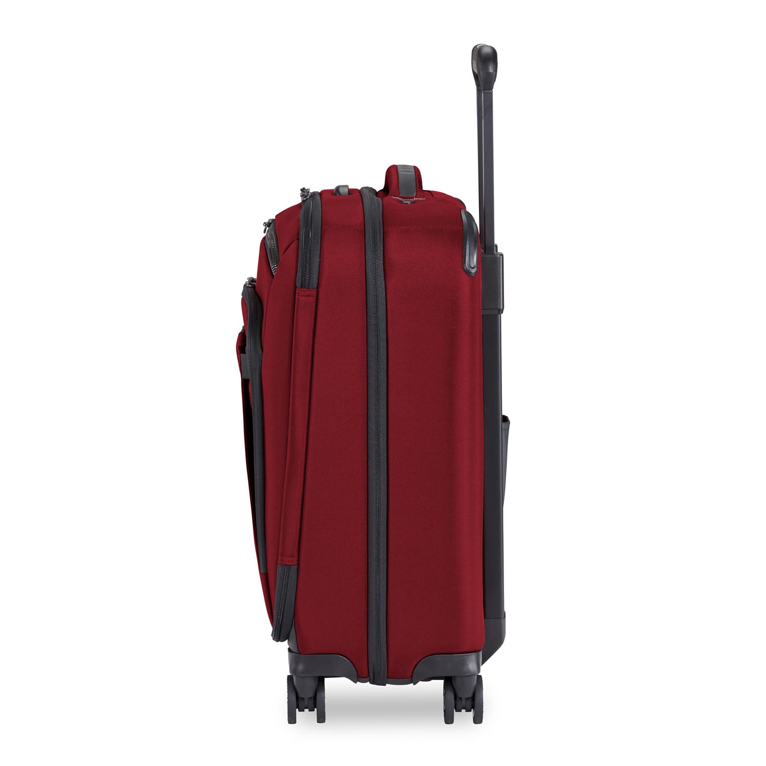 ZDX International 21" Carry-On Expandable Spinner Brick Side View