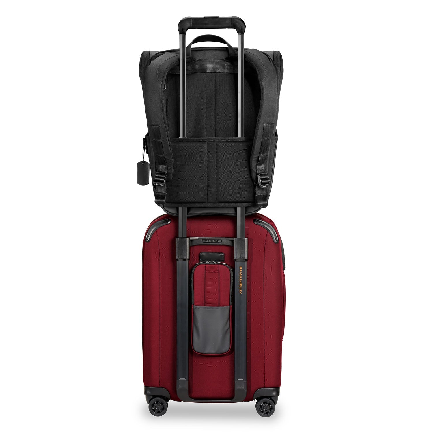 ZDX International 21" Carry-On Expandable Spinner Brick Back