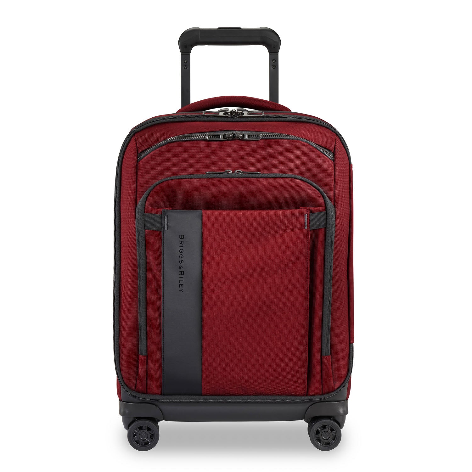 ZDX International 21" Carry-On Expandable Spinner Brick Front View 