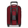 Briggs and Riley ZDX Domestic 22" Carry-On Expandable Spinner Brick Back View #color_brick