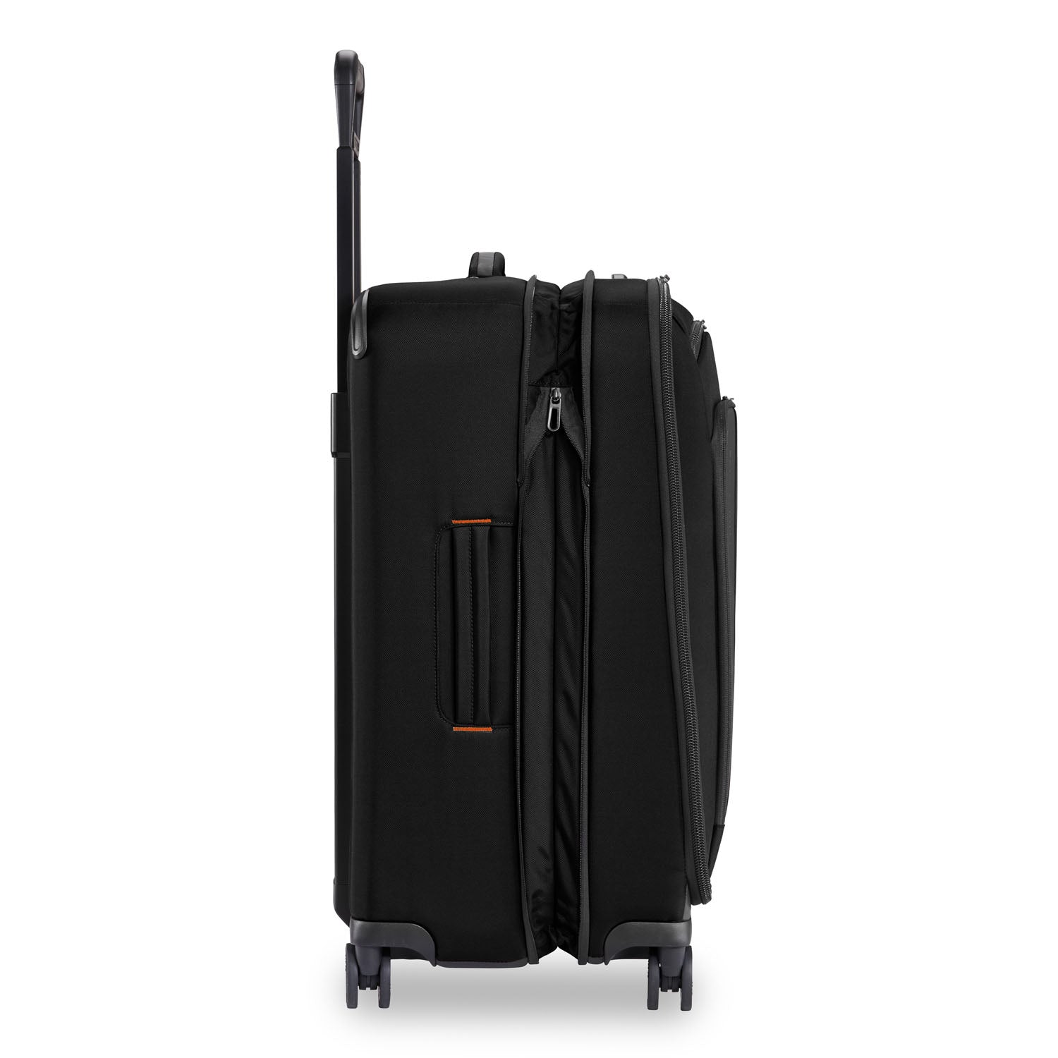 ZDX Medium Expandable Spinner Black Side View Expanded  #color_black