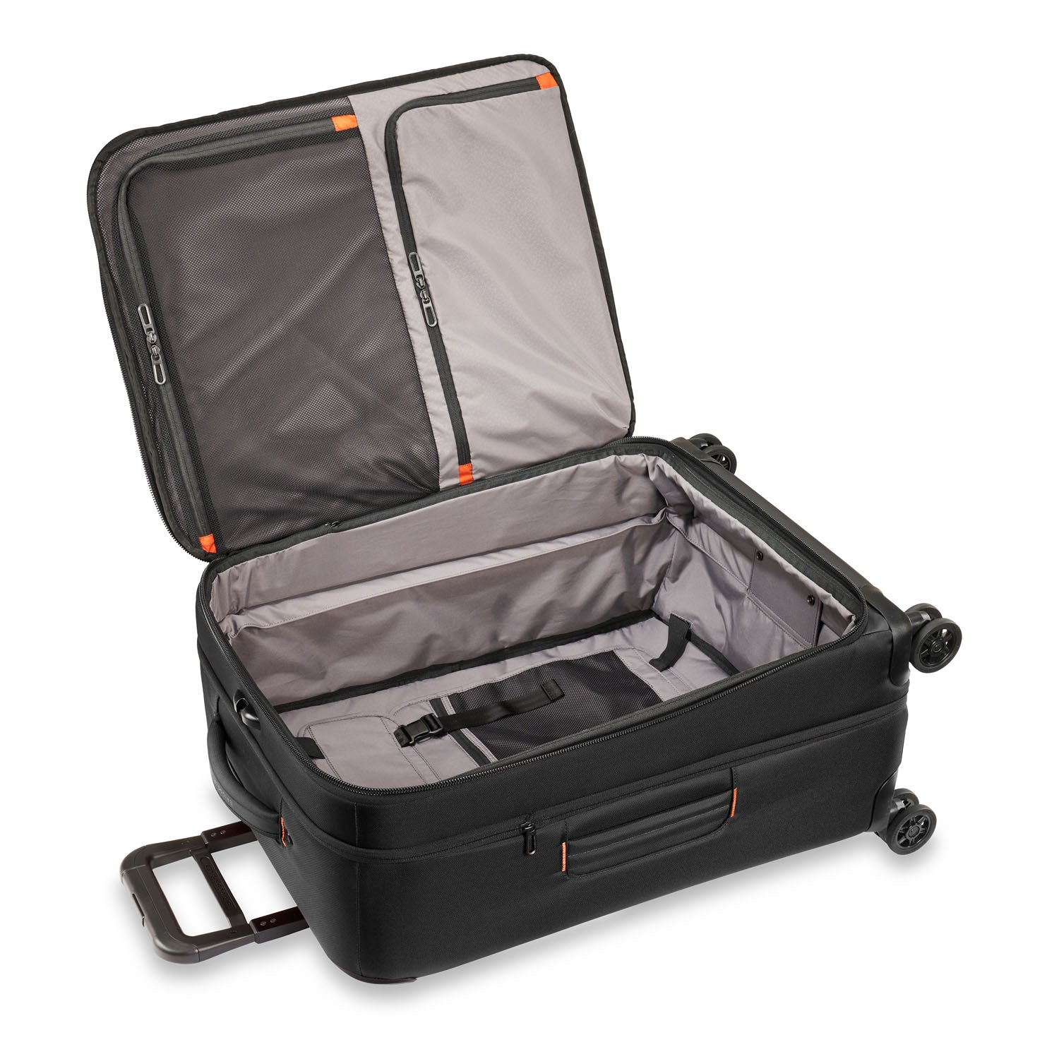 ZDX Medium Expandable Spinner Black Open #color_black